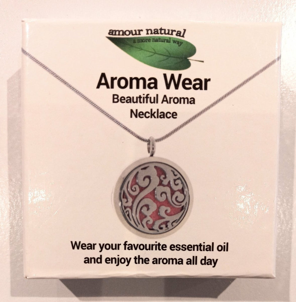 Aroma Wear Pendant Necklace - Swirl - Penny Brohn Shop