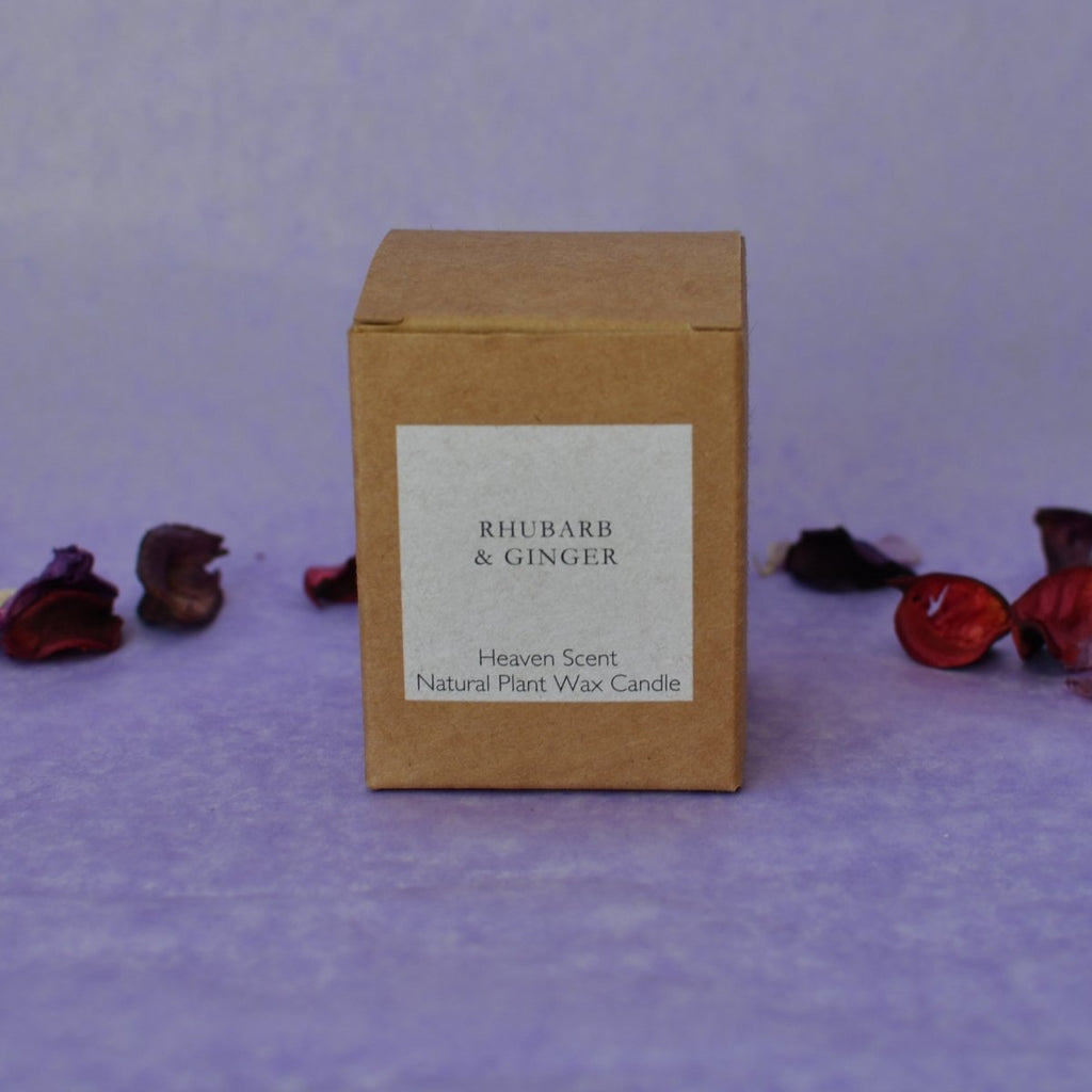 Heaven Scent 'Rhubarb & Ginger' Natural Candle - Penny Brohn Shop