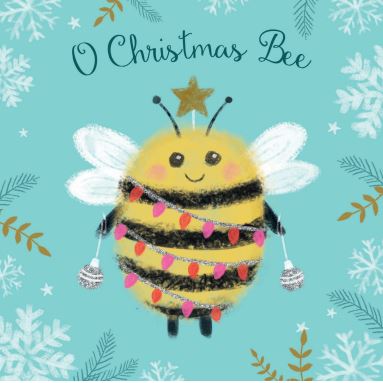 Penny Brohn UK 2022 Christmas Cards 'O Christmas Bee' (pack of 10) - Penny Brohn Shop