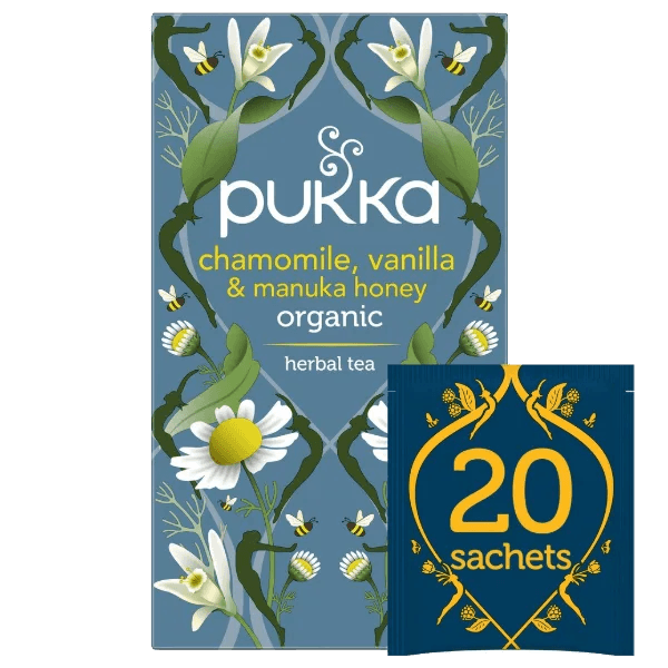 Pukka Chamomile, Vanilla & Manuka Honey Organic Tea 20 bags - Penny Brohn Shop