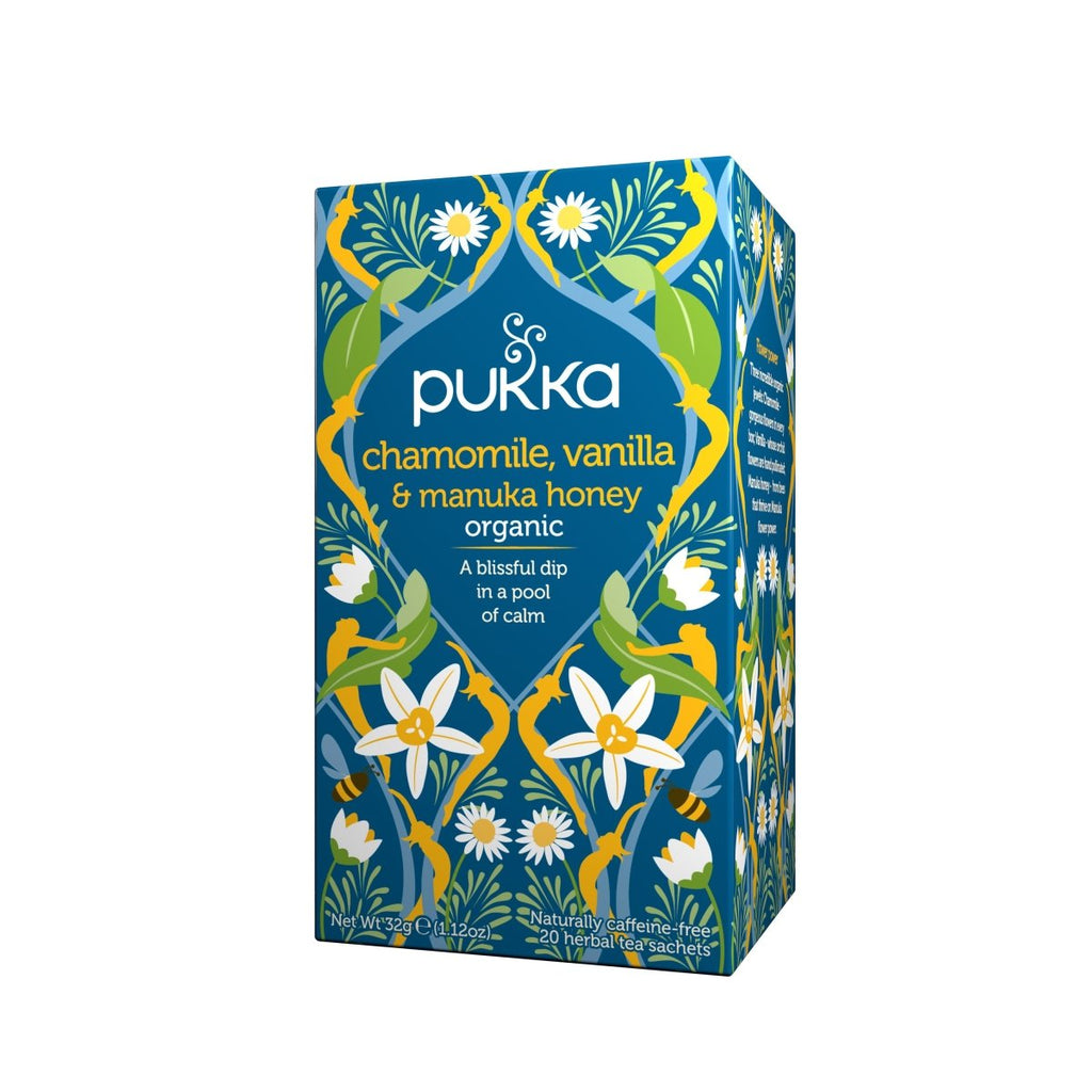 Pukka Chamomile, Vanilla & Manuka Honey Organic Tea - 20 Bags - Penny Brohn Shop