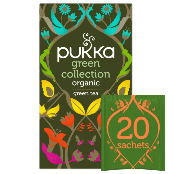 Pukka Green Collection with Wonder Berry Organic Green Tea - 20 Bags - Penny Brohn Shop