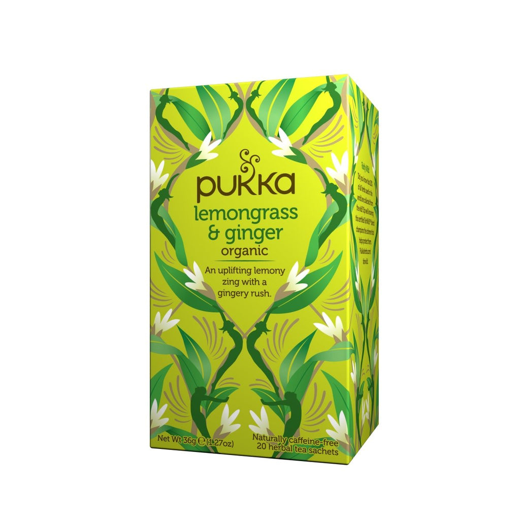 Pukka Lemongrass & Ginger Organic Tea - 20 bags - Penny Brohn Shop