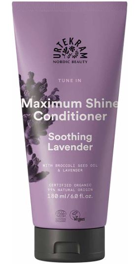 Urtekram Organic Maximum Shine Soothing Lavender Conditioner 180ml - Penny Brohn Shop